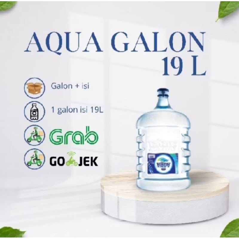 

AQUA GALON 19 LITER KOSONG / ISI 19. LITER ORIGINAL