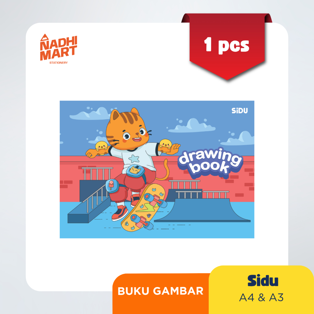 SIDU BUKU GAMBAR A3 / BUKU GAMBAR / SIDU BUKU GAMBAR A4 / BUKU MENGGAMBAR / BUKU GAMBAR SIDU