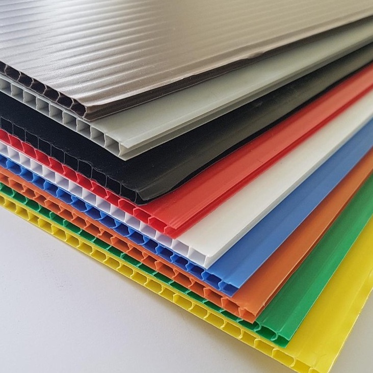 

KODE U87C Lembar Karton Plastik PP Corrugated 3mm Uk 5x75 cm 1 pack isi 5 lbr