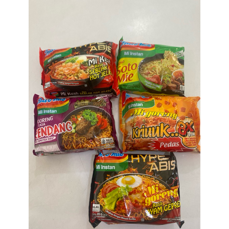 

Indomie Mie Instant (3pcs) Bebas Rasa