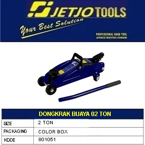 Dongkrak Buaya 2 Ton 360 Derajat Rotation JETJO TOOLS 801051 / Hydraulic Floor Jack LAKONI PRO