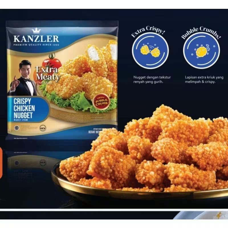 

KANZLER CRISPY CHICKEN NUGGET/NUGGET AYAM CRISPY 450gram