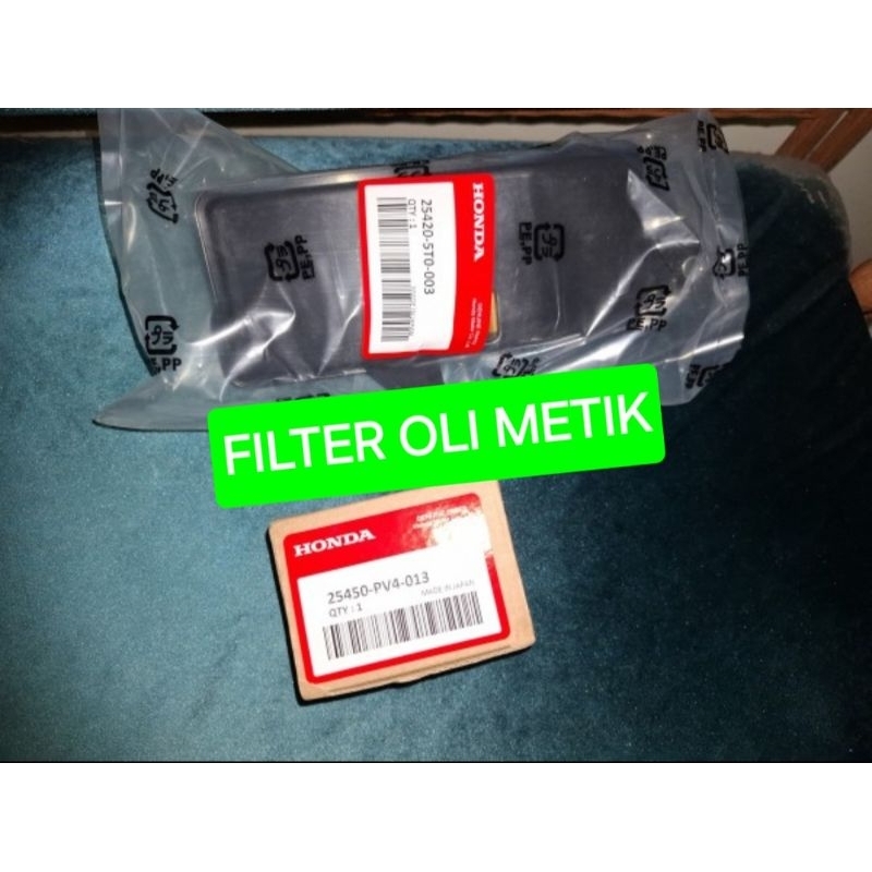 FILTER OLI METIK + SARINGAN HONDA JAZZ GK5, BRV, HRV, MOBILIO, BRIO