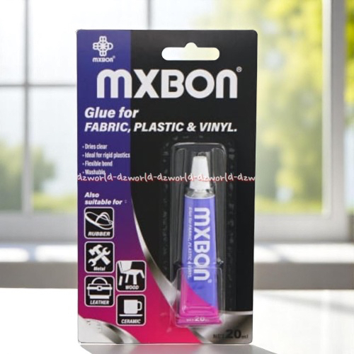 

Mxbon 20ml Glue For Fabric Plastic Vinyl Lem Untuk Bahan Plastik Praktis Daya Rekat Kuat Mx Bon Glu