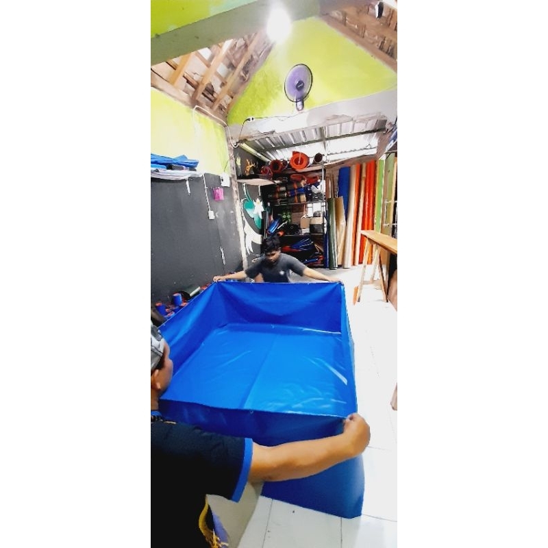 kolam terpal orcid150x70x80