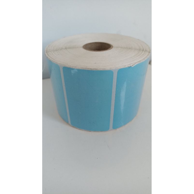 

STIKER LABEL THERMAL BIRU 75x50 mm 1000 pcs