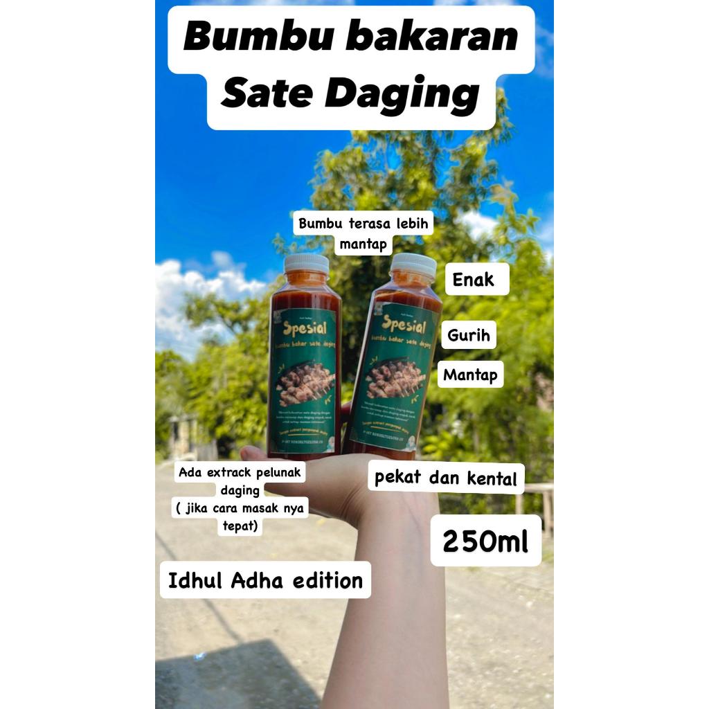 

TERLARIS Bumbu sate daging 250 gr/ Asli Bumbu Sate Kambing 250 gr/ Bumbu Sate best quality praktis untuk lebaran idhul adha
