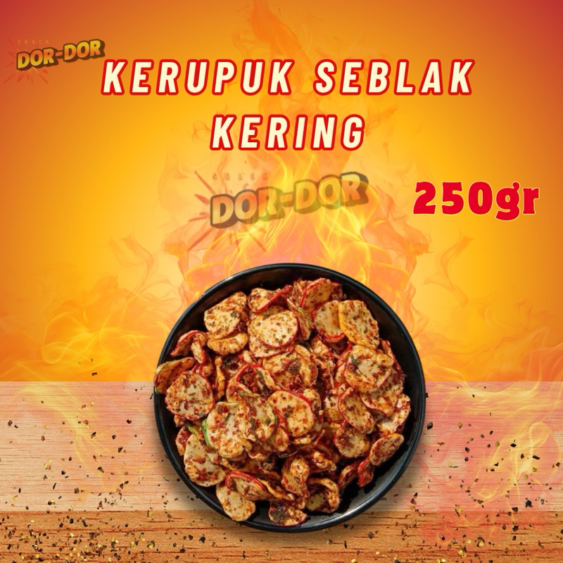 

SNACK DORDOR 250gr | Seblak Kering Kerupuk Warna | Snack Pedas Viral | Cemilan Khas Bandung | Kerupuk Seblak Kering Pedas