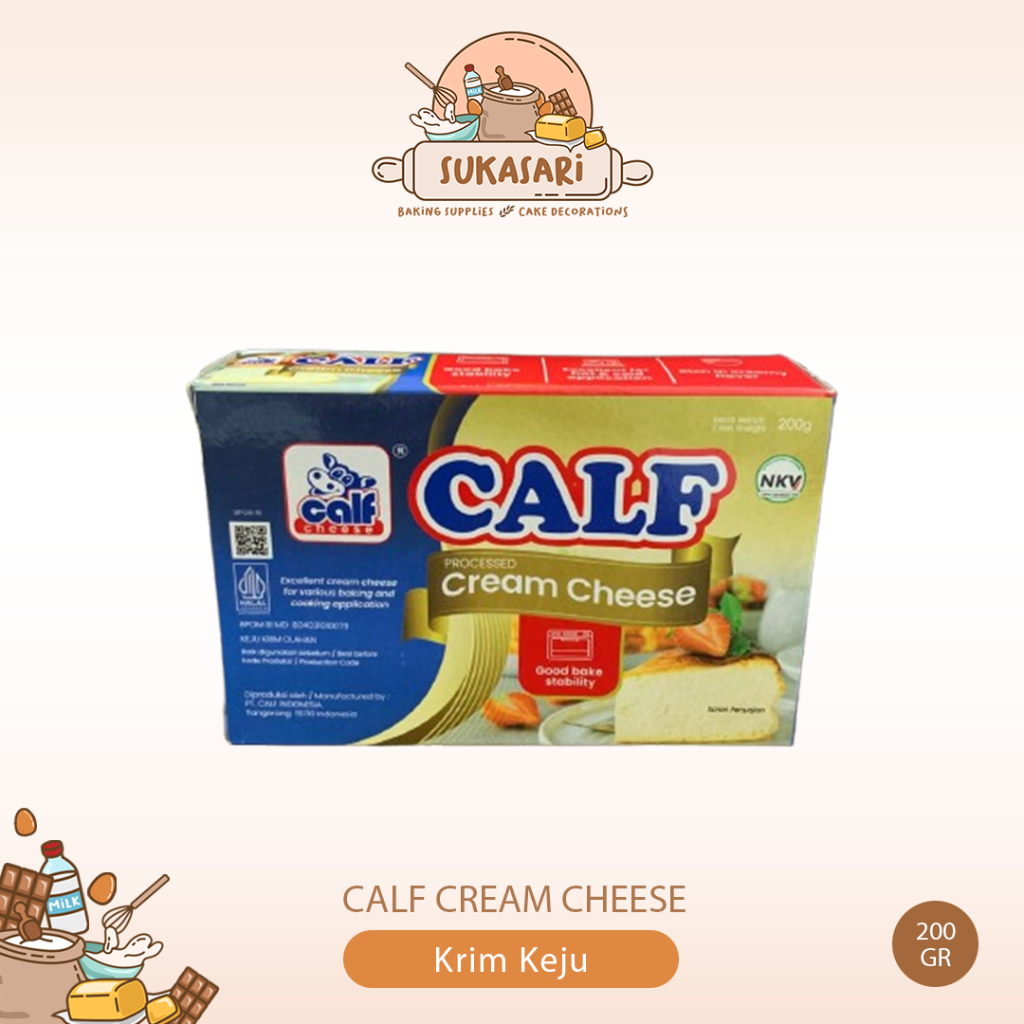 

Calf Cream Cheese Box 200gr / Krim Keju Olahan