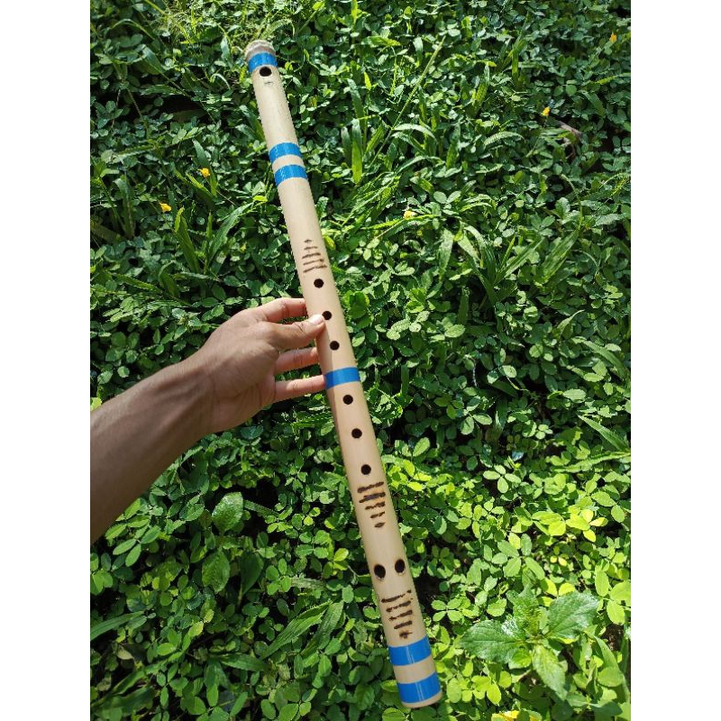 suling bambu dengan corak unik dan menarik suling batak.