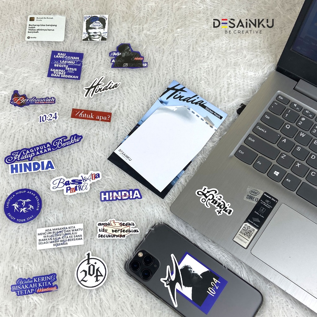 

STICKER PACK 'HINDIA' / STIKER POP INDONESIA / Sticker Die Cut / Sticker Deco HINDIA