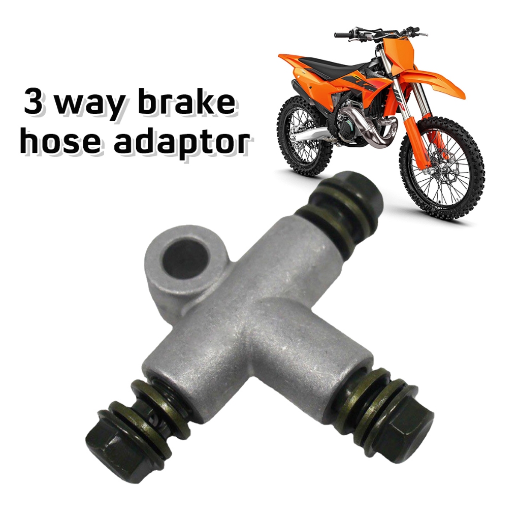 10MM Terminal Selang Rem T Cabang Selang Rem cabang t selang rem Cocok untuk ATV