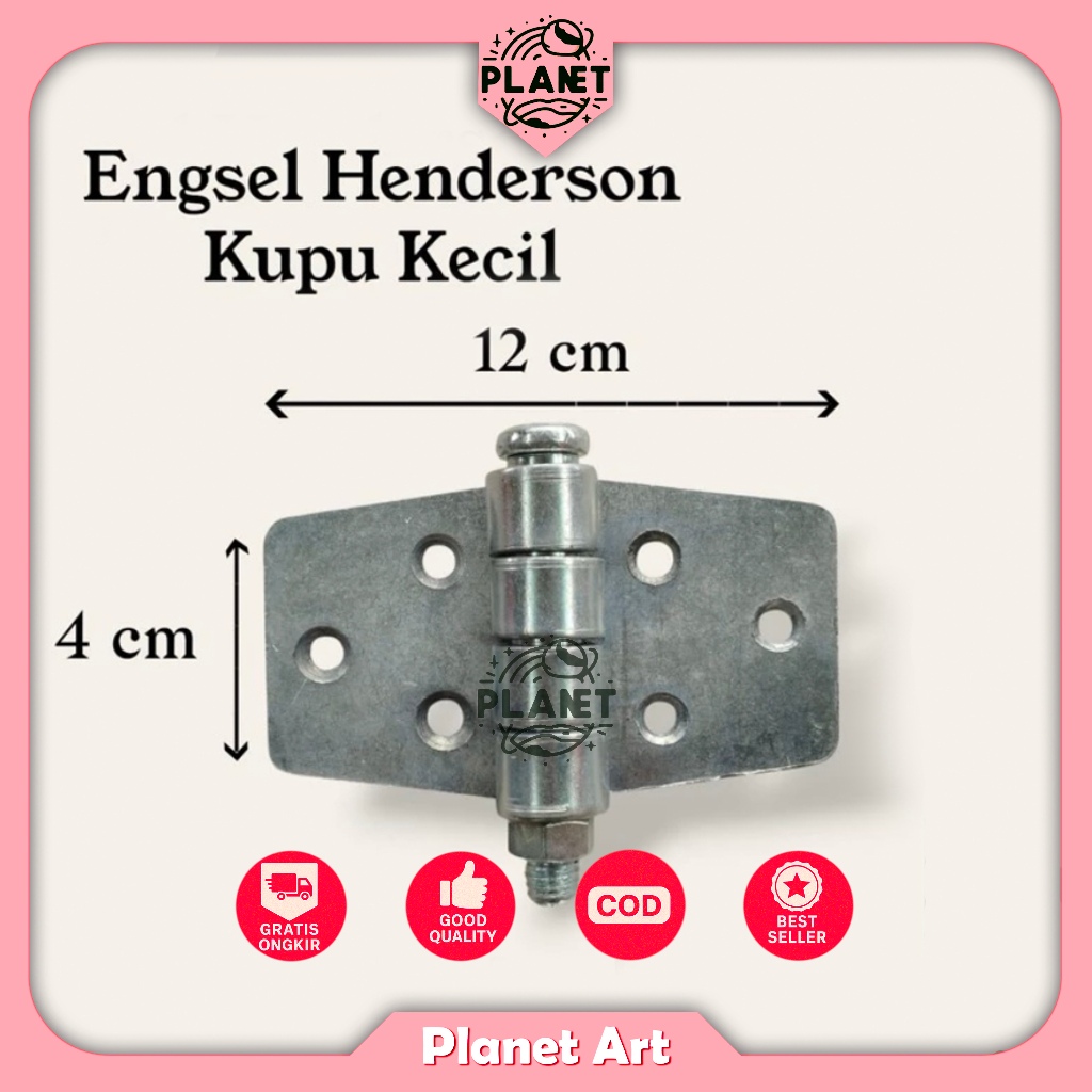 Engsel Kupu Kecil Pintu Pagar Henderson Lipat