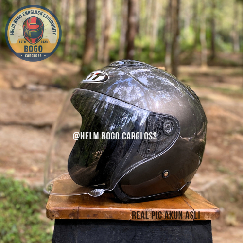 Joeley_Id Helm Kyt Kyoto Halface Dewasa Solid R Sni Packing Dus