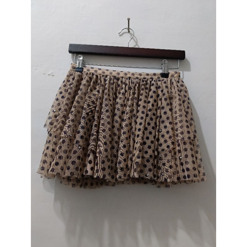 Rok Kembang Tutu Polkadot Tile Anak Remaja Murah