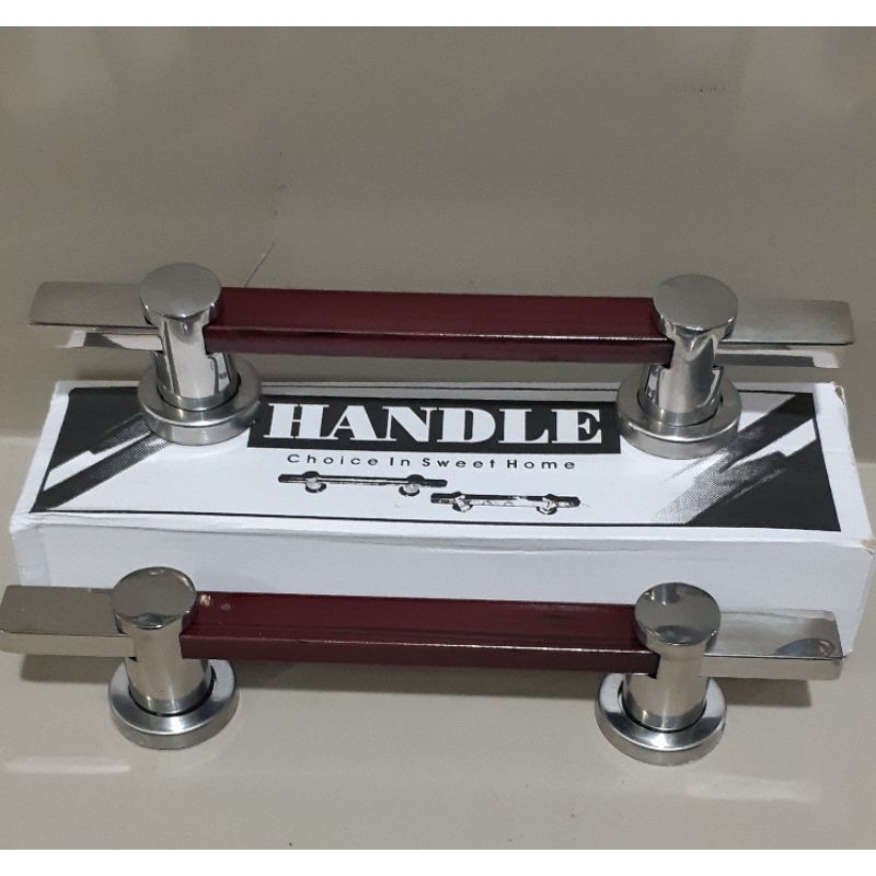 (2pcs) Handle pintu rumah stainless / gagang pintu rumah stainless maroon