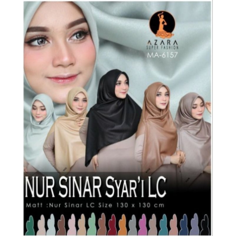 Hijab Pesta jumbo Syar'i Segiempat by Azara khusus PO Seragam