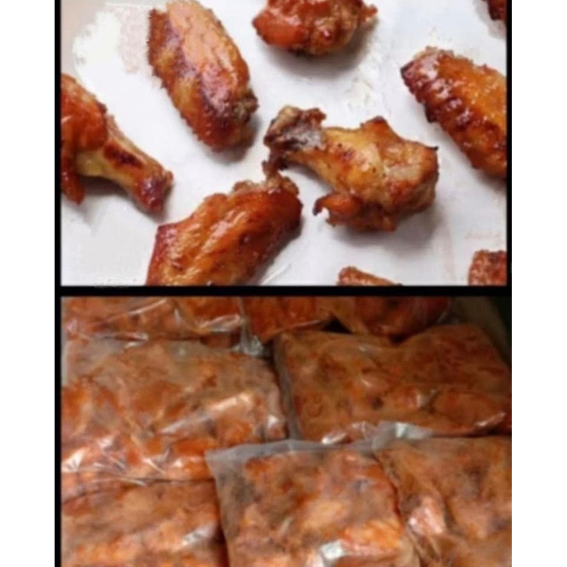 

ayam Spicy wings 250gr Isi 6 sd 7 pcs