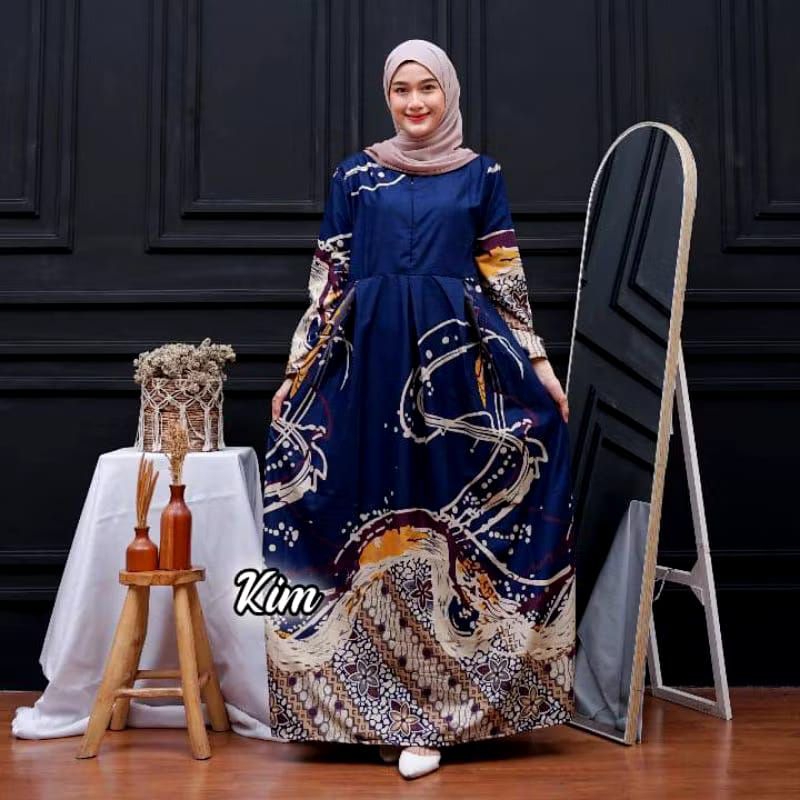 Discount Gamis Batik ModernMidi DressAbaya BatikDress Batik