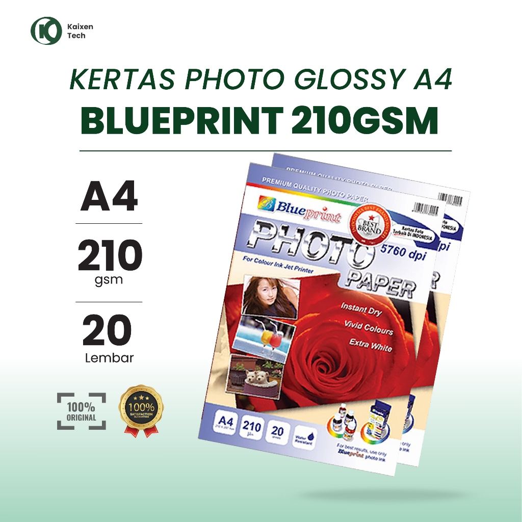 

Kertas Foto A4 / Kertas Foto Glossy A4 210gsm