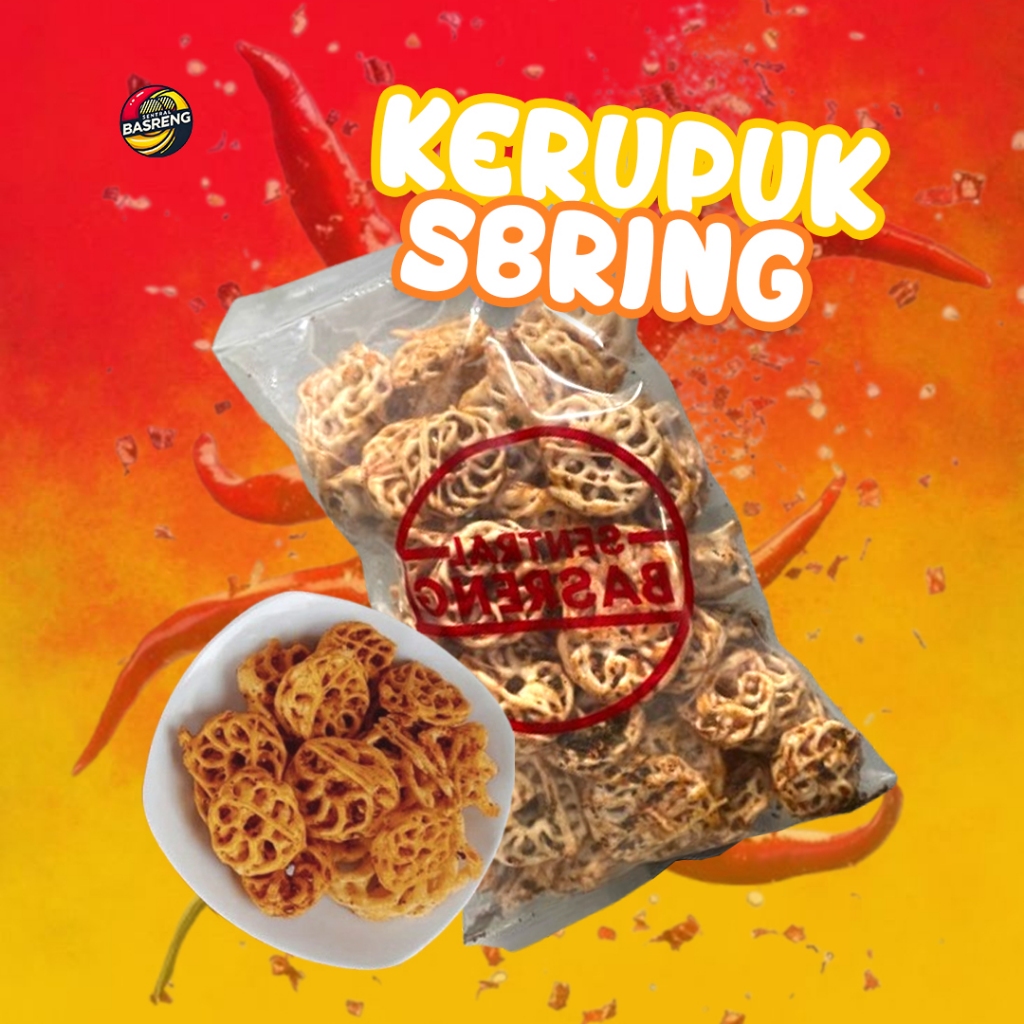 

SENTRAL BASRENG Kerupuk Sbring Pedas Daun Jeruk 500gr