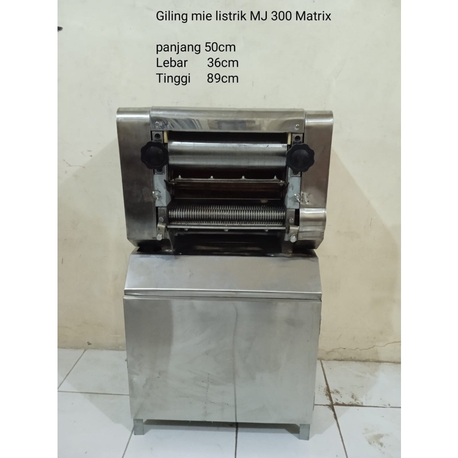 Matrix Mesin Noodle Maker Giling Mie Stainless MTX 300 S 300S MJ300S 30 KG/h 300 S Original Terbaik