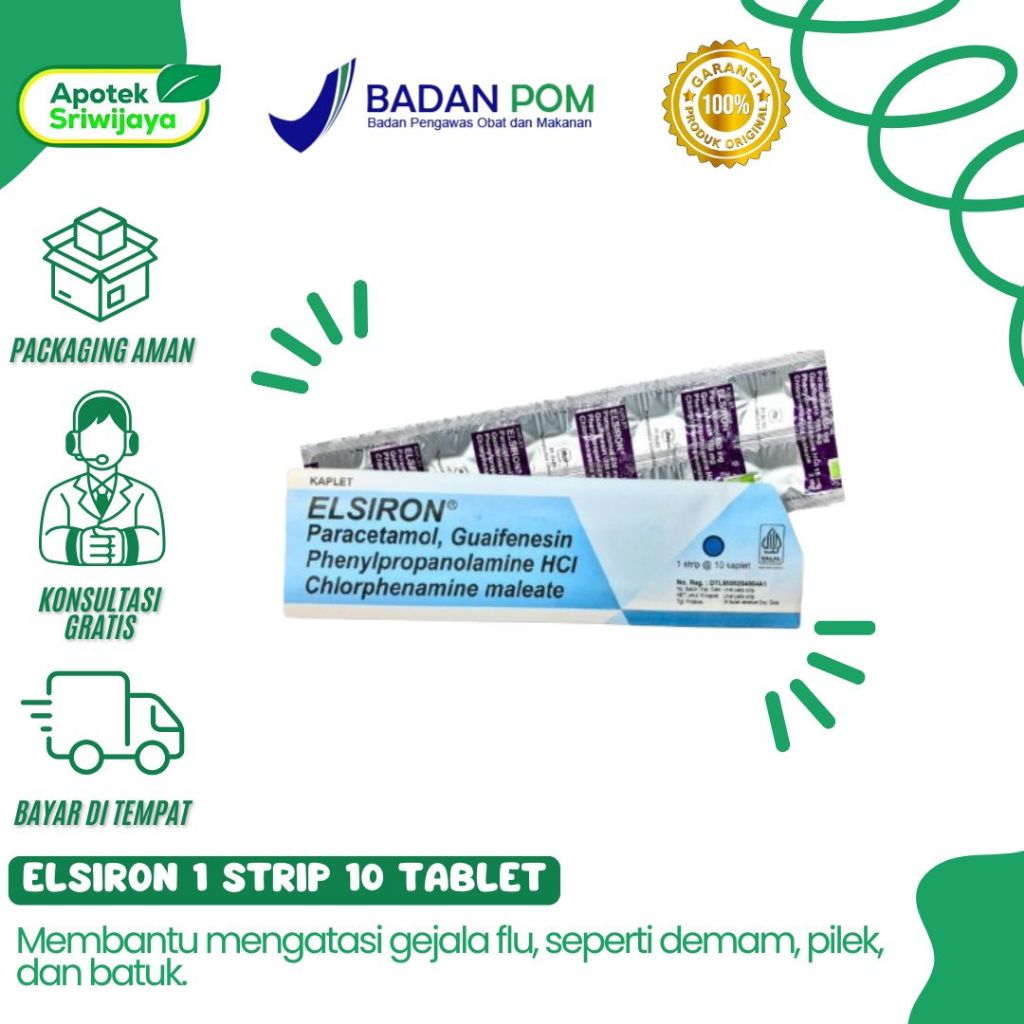 ELSIRON 1 STRIP 10 TABLET