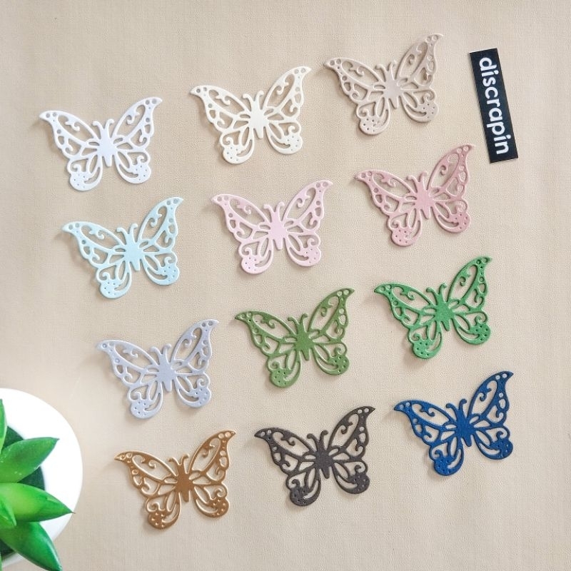 

(DSP) 1 SET/3PCS KUPU-KUPU DIES OUT/DIES CUT/HIASAN SCRAPBOOK/HIASAN MAHAR/HIASAN JURNAL