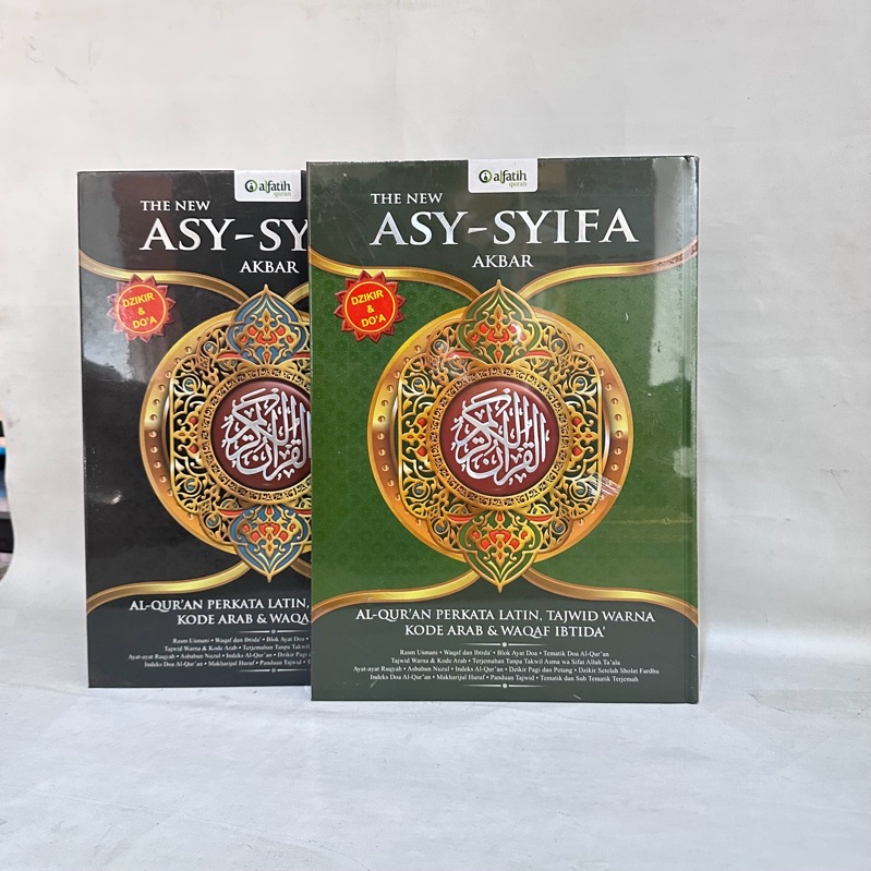 Mushaf Al Quran The New Asy Syifa Akbar B4 , Al Quran Perkata Latin , Tajwid Warna Kode Arab & Waqaf