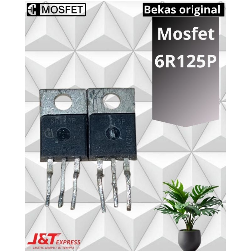 MOSFET 6R125P BEKAS ORIGINAL