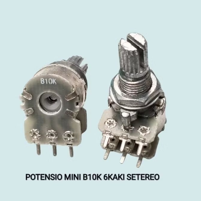 Potensio Mini 6 Kak Stereo B50K
