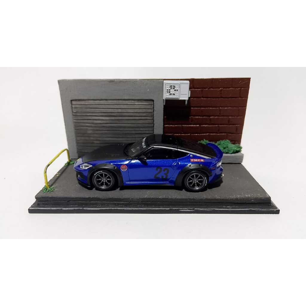 Display Diecast Hotwheels Tomica Car 1:64 diorama garasi rumah