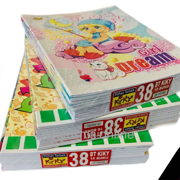 

BUKU TULIS KIKY 38 LEMBAR PAPPER STATIONARY >>DISARANKAN PAKAI BUBBLE WRAP APABILA PESAN INGIN AMAN >>