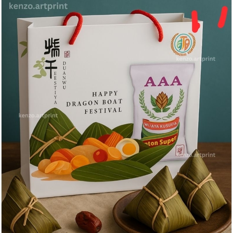 

paperbag custom, paperbag bakcang