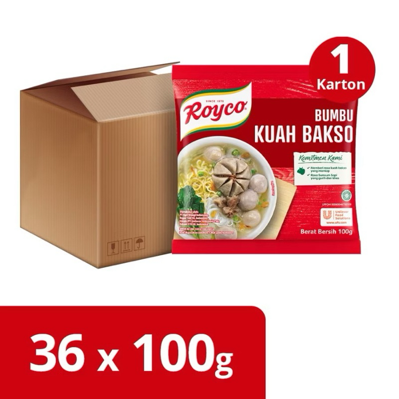 

ROYCO KUAH BAKSO 36x100g - 1 KARTON