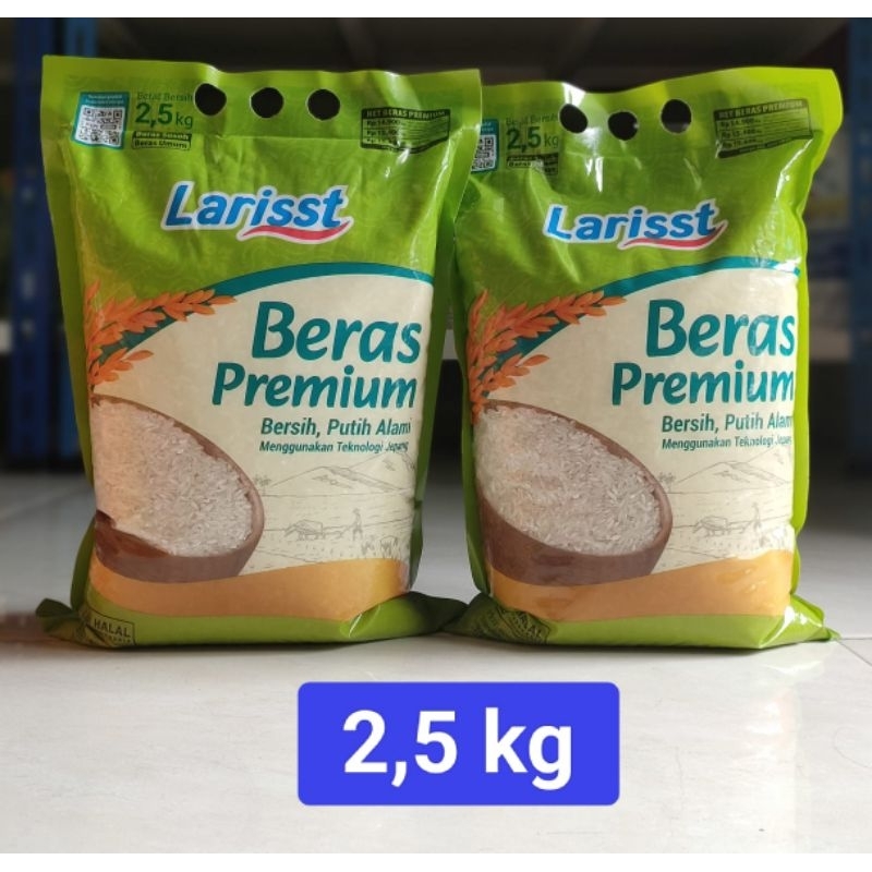 

BERAS LARISST PREMIUM KEMASAN 2,5KG