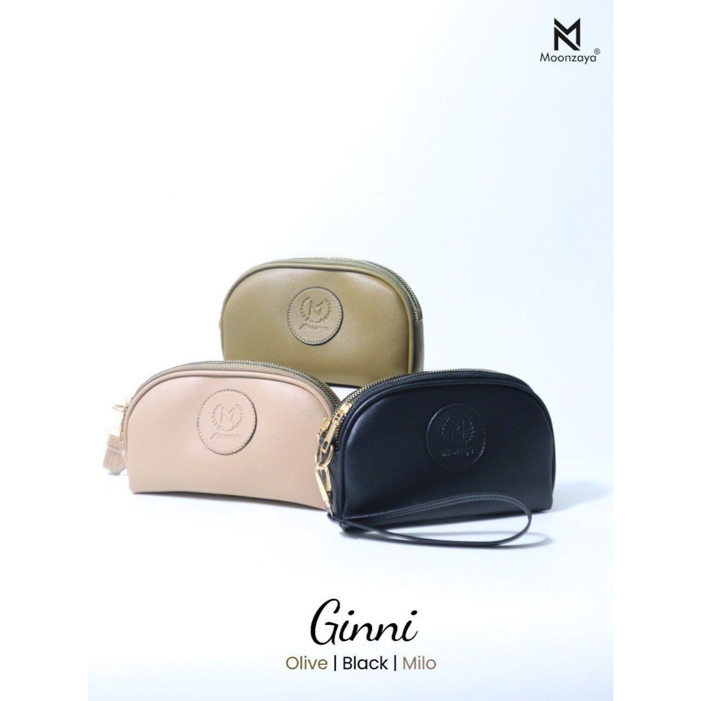 GINNI POUCH BY MOONZAYA DOMPET 2 SLOT SERBAGUNA PREMIUM POUCH WATERPROOF