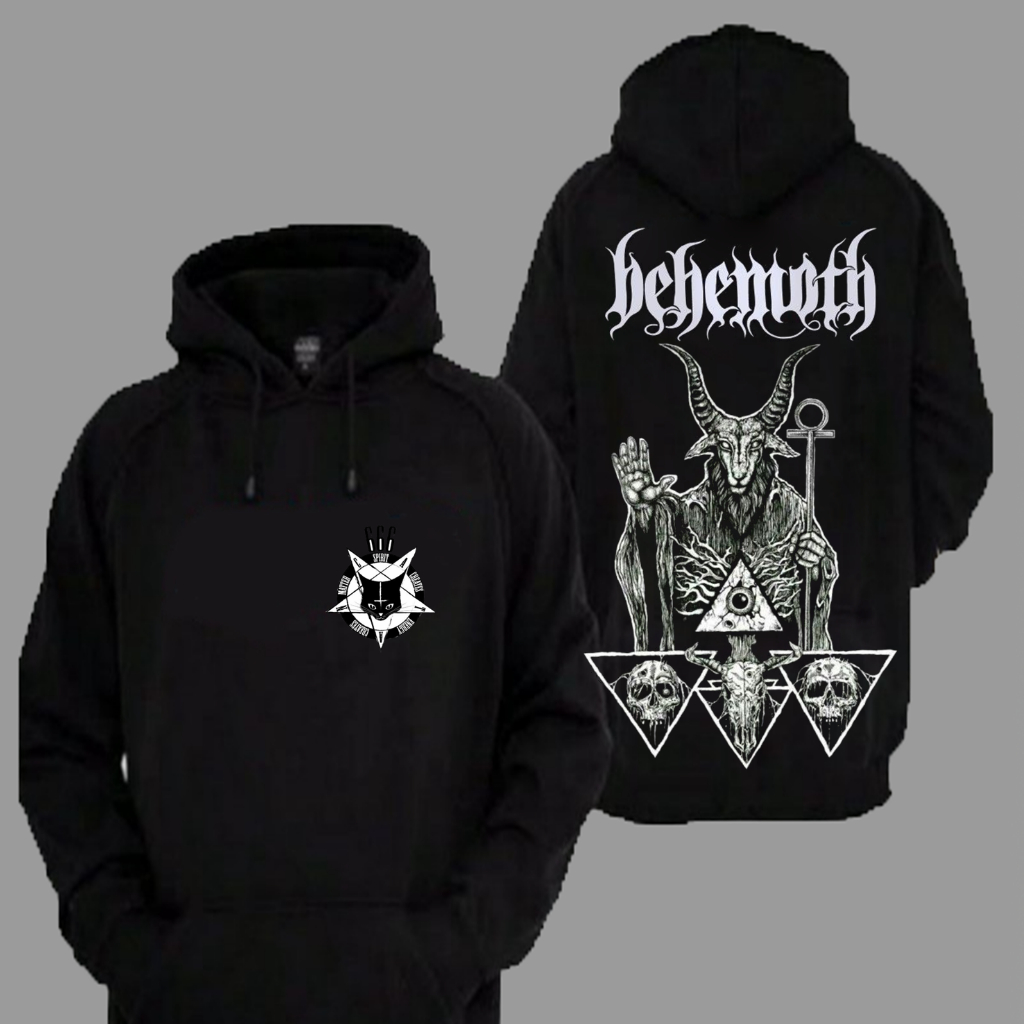 Sweater Hoodie Distro Baphomet Iluminati Satanic 666 Premium Terbaru