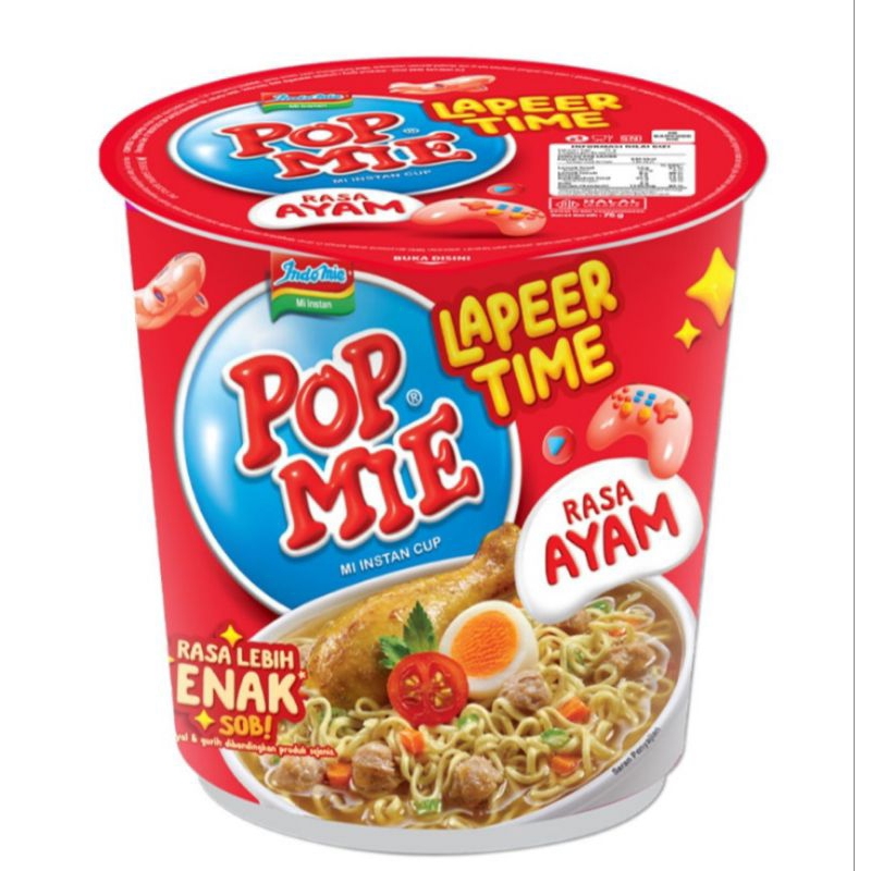 

Pop mie kuah rasa ayam 75g