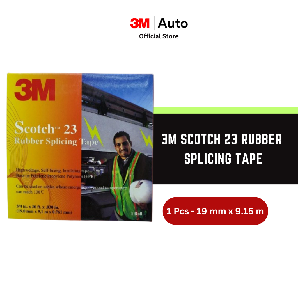 

3M Scotch 23 Rubber Splicing Tape size 0,75 inch x 30 ft