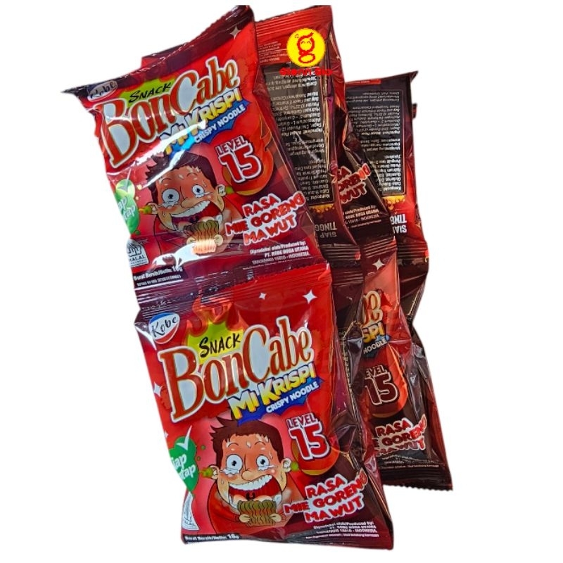 

Mie Kremes Mi Krispi Bon Cabe mini renceng isi 10 pcs