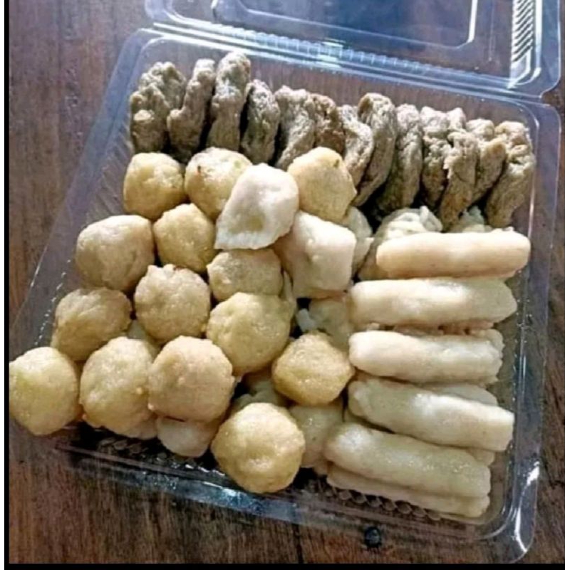 

pempek mini mix isi 10 (telur kecil, adaan, lenjer dan kulit)