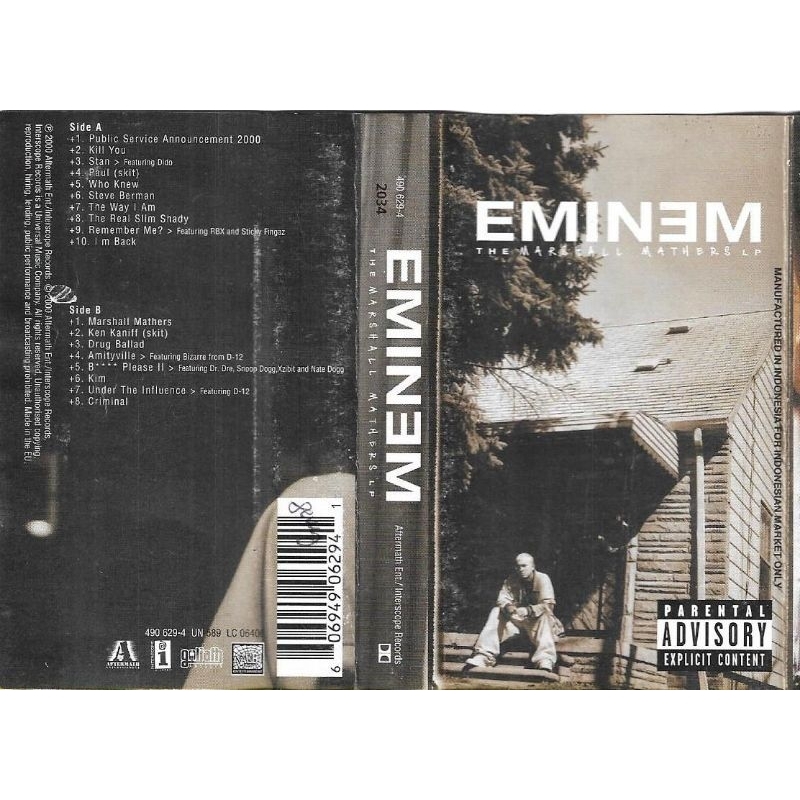 Kaset Pita EMINEM album The Marshal Matters