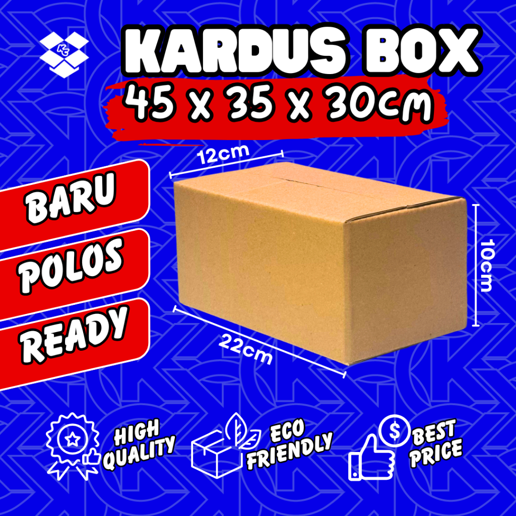 

Kardus Pindahan Baru Kokoh Besar Box Dus Kotak 45x35x30cm Polos Pindahan