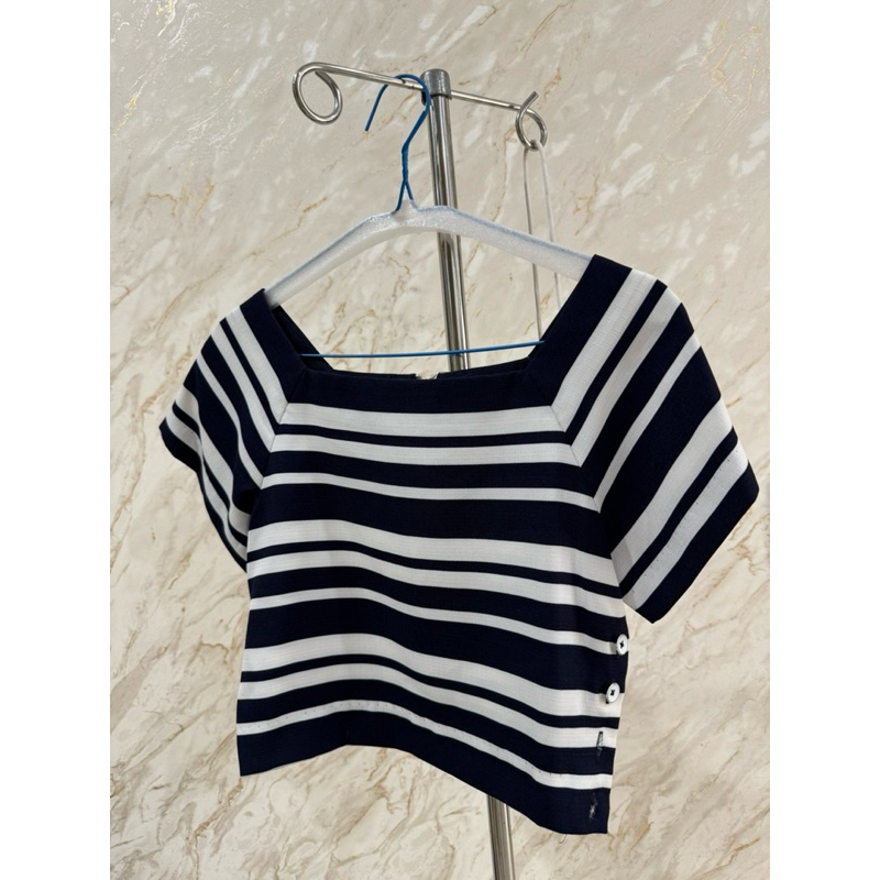 Jaspal Crop Top Stripes Zebra