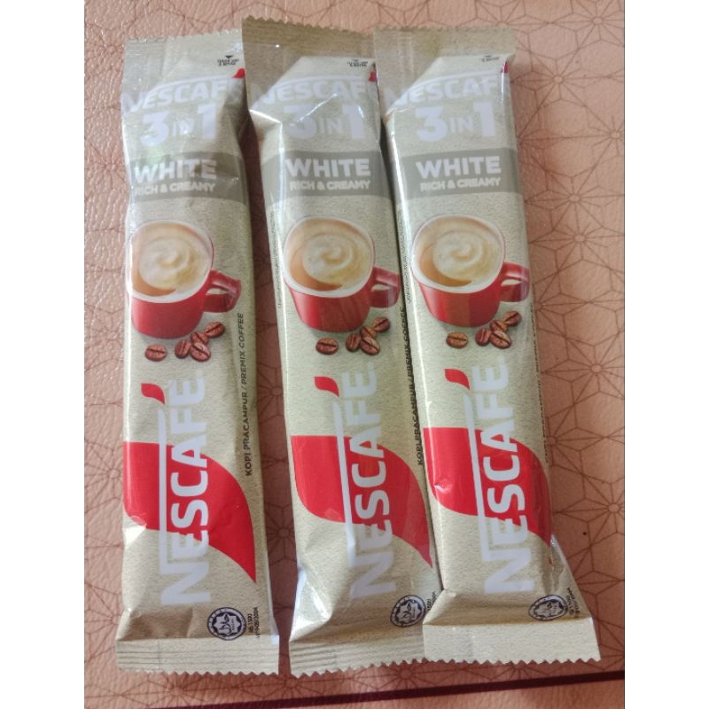 

Nescaffe Malaysia White Rich & Creamy 1 sachet eceran