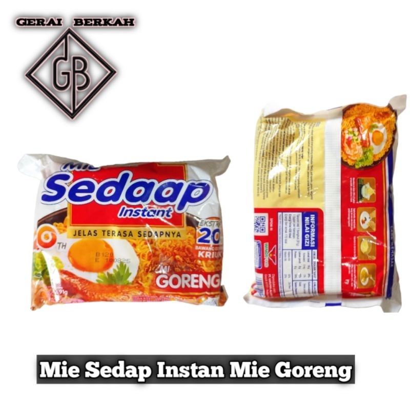 

Mie Sedaap Instan Mie Goreng 91 Gram