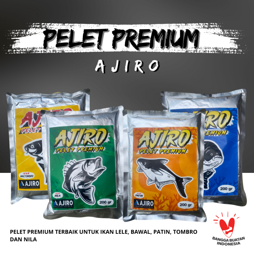 umpan pelet premium ajiro speaial nila patintombro bawal kolam mancing galatama liaran segala media