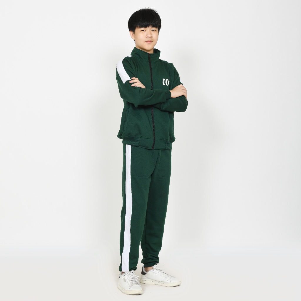 READY STOK Stelan Olahraga Squid Game Kostum Costume Olahraga Kostum Squid Game