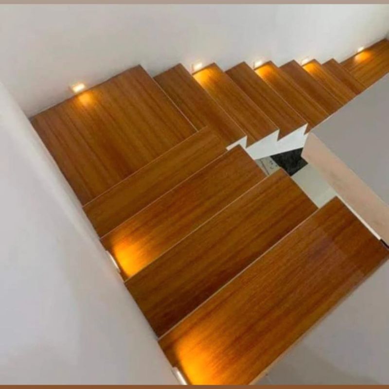 Granit tangga motif kayu 30x100 mahogani Wood ikad